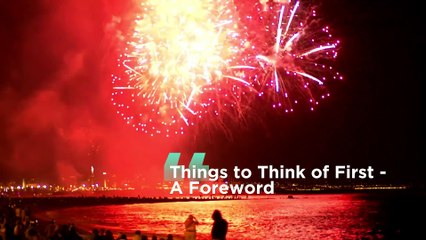 Things to Think of First - A Foreword motivation