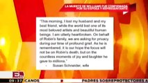 Emotivas palabras de la esposa de Robert Williams tras su muerte
