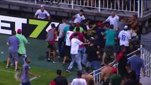 Briga entre torcedores no jogo entre Brusque x Avaí na Arena Joinville