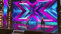 The X Factor UK 2014 The Courtesans sing Tom Jones Delilah  Arena Auditions Week 1