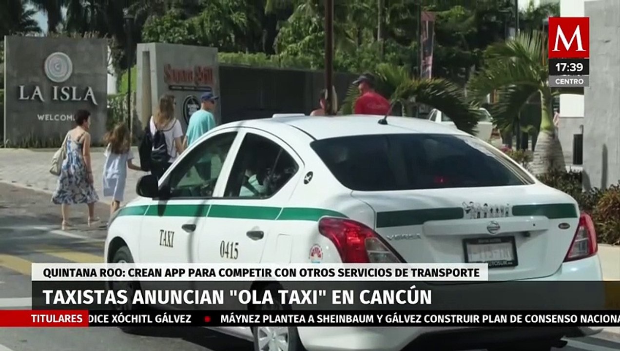 Taxistas de Cancún preparan su propia aplicación de viajes