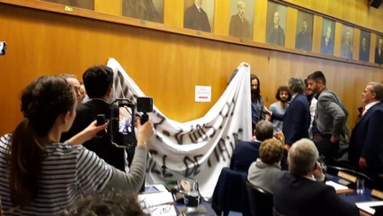 Action Extinction Rebellion conseil municipal Limoges