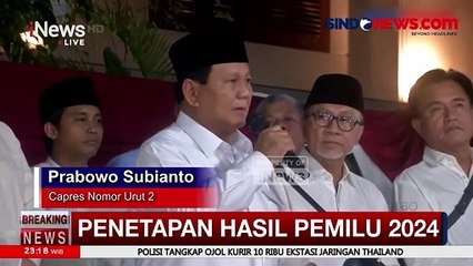 Video herunterladen: Ditetapkan Menang Pilpres 2024, Prabowo Subianto: Terima Kasih Rakyat Indonesia