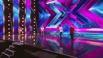 The X Factor UK 2014 Overload sing their own song No No No   Arena Auditions Week 1