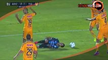 Queretaro vs Tigres 01 Penal Fallado de Ronaldinho  Copa MX 2014