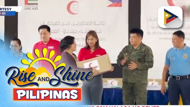 UAE, nagbigay ng ₱50m halaga ng relief goods sa mga biktima ng Masara landslide