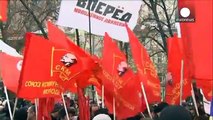 Los manifestantes en Moscú salen a la calle contra los recortes en educación