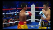 Manny Pacquiao vs Chris Algieri  Manny Pacquiao 1st Knockdown In Round 2nd PHOTOS