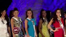 Candidatas a Miss Universo en un evento de bienvenida