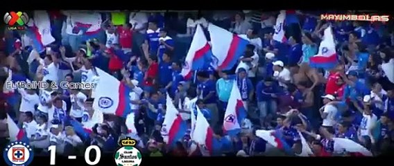 Скачать видео: Cruz Azul vs Santos (1-0) Gol Resumen Liga MX Clausura 2015 Jornada 2