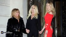 Kate Hudson reveals her derriere at the Atelier Versace