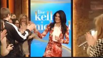 Live with Kelly and Michael - Angie Harmon wardrobe malfunction
