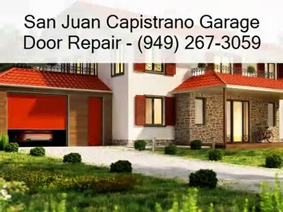 Garage Door Repair Services San Juan Capistrano (949) 2673059 Vídeo