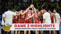 NCAA Jrs Basketball Perpetual vs. Letran (Finals Game 2 Highlights) | NCAA Season 99