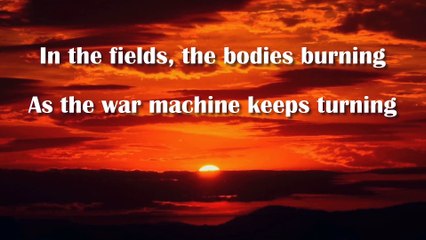 BLACK SABBATH - WAR PIGS (LYRIC VIDEO BY JEFF LUPUS)