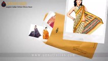 UnnatiSilks Block Printed Sarees Online Shopping