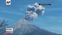 Entra en erupción el volcán de Colima de México