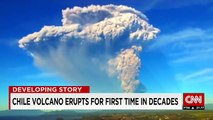 Evacuan Calbuco despues de Erupcion de Volcan