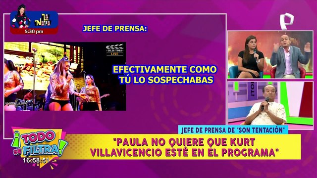 Kurt Villavicencio envía mensaje a Paula Arias: ¿Que tanto miedo me tienes?