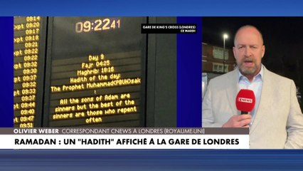Ramadan : un hadith affiché dans une gare de Londres