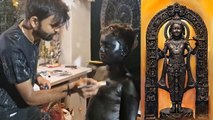 Ayodhya Ram Lalla Idol 9 Year Boy ने लिया रूप,Makeup Artist Ashish Kundu का Full Process Video Viral