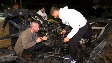 استشهاد 3 فلسطينيين في قصف إسرائيلي لسيارة بجنين