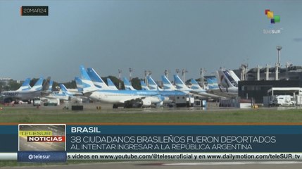 Gobierno de Javier Milei deporta al menos 38 ciudadanos brasileños