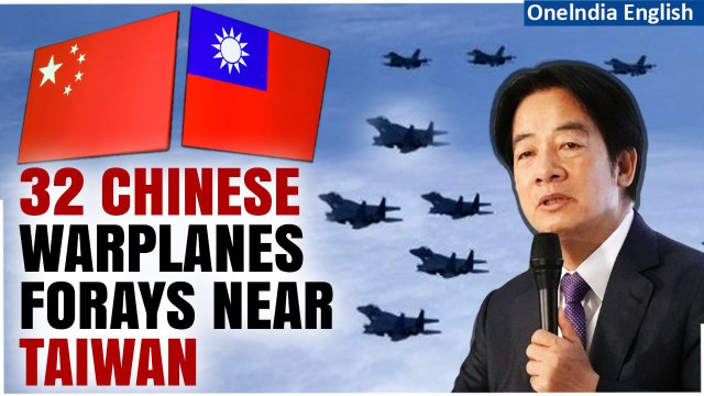 Taiwan Records 32 Chinese Military Aircraft Encircling Island In Last 24 Hours| Oneindia News