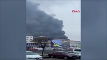 Ankara'nın Altındağ ilçesindeki Demirciler Sitesi'nde bir iş yerinde yangın çıktı