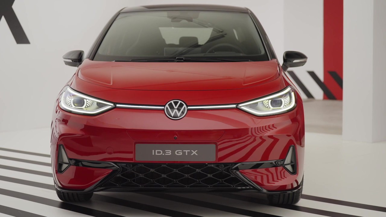 The all-new Volkswagen ID.3 GTX Design Preview in Kings Red Metallic in ...