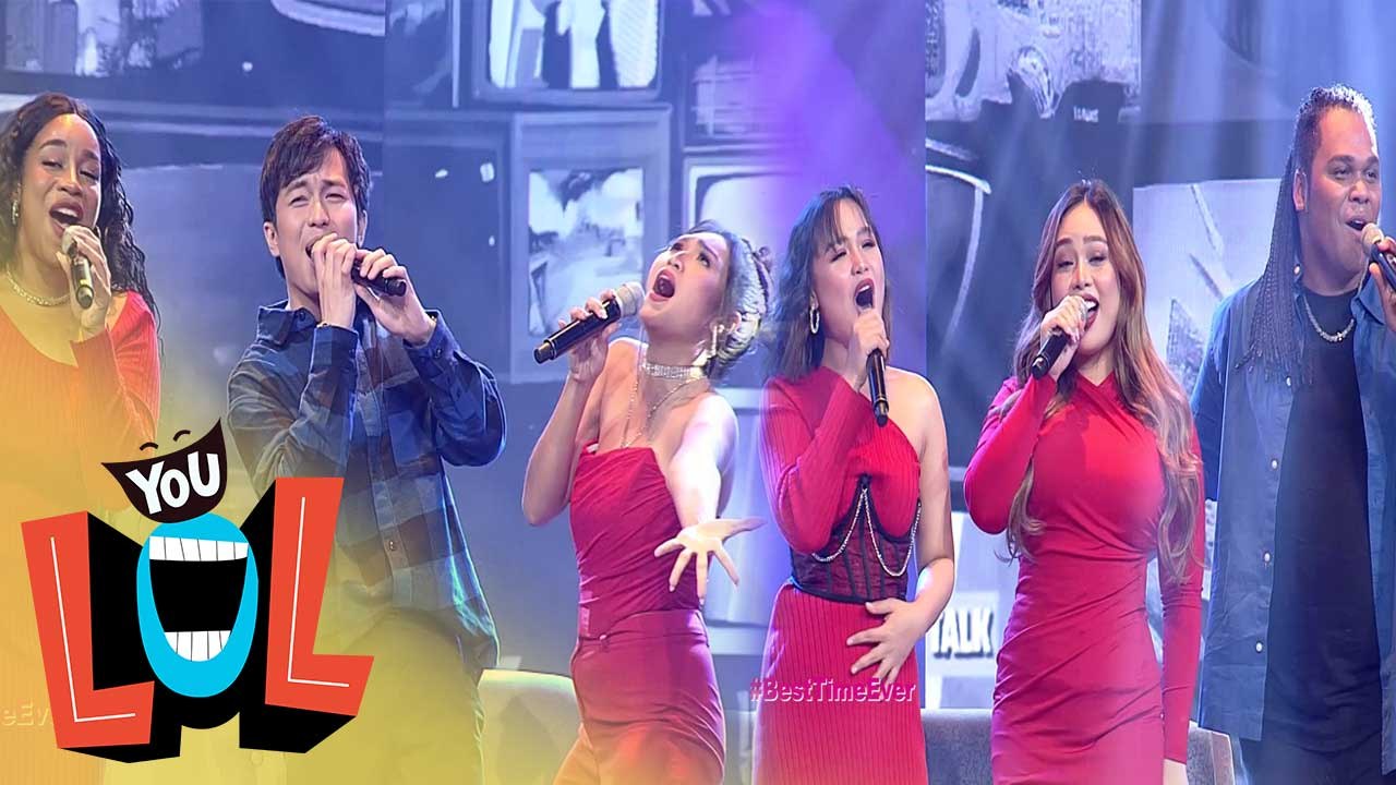 AOS' V6 sings the medley of GMA Network show’s theme songs for Best Time Ever! (YouLOL Exclusives)