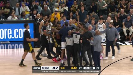 Green clashes with Grizzlies coach during on-court scuffle