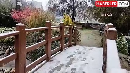 Ankara'da Nevruz Bayramı'nda Kar Yağışı