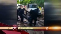 Policías arrastran a regidor en Sinaloa