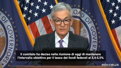 La Fed mantiene invariati i suoi tassi elevati