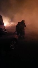 Les pompiers en intervention à Saint-Hippolyte (66) / 3