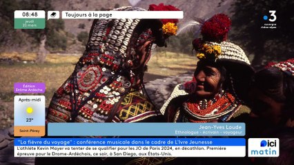 Jean-Yves Loude raconte sa "fièvre du voyage" au salon L'Ivre Jeunesse