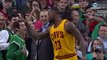 Cavs at Celtics - Lebron James sorprende a olimpista especial en Boston [12/15/15]