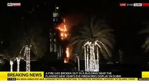 #BreakingNews  - Se incendia hotel en Dubai durante la Vispera de Año Nuevo
