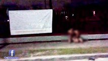 Cártel del Golfo amarra y deja desnudos a 2 estudiantes junto a narcomanta