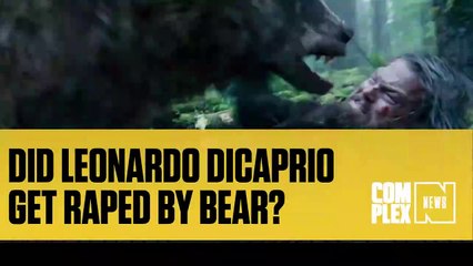 Descargar video: Leonardo DiCaprio seria violado por un oso en su película El Renacido?