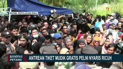 Warga Antre Tiket Mudik Gratis Pelni Saling Dorong, Petugas Terpaksa Hentikan Pendaftaran