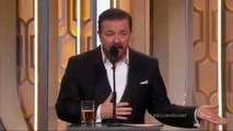 Ricky Gervais vs Mel Gibson - Golden Globes 2016