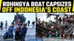 Boat carrying Rohingya refugees capsizes off coast of Indonesia, at least 50 feared dead | Oneindia
