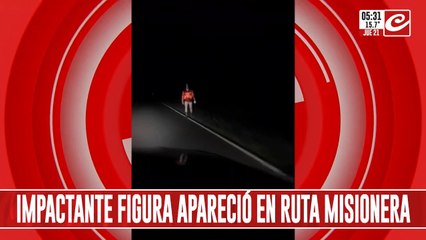 Registran impactante figura en una ruta misionera: ¿de qué se trata?