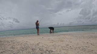 Girlfriend Fishing Off Remote Island Catches Shell With Surprise Proposal | Happily TV