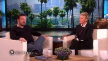 The Ellen Show - Ricky Gervais regresa a conducir los  Golden Globes