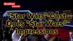 Miembros de Star Wars: El Despertar de la Fuerza imitan a otros personajes de Star Wars