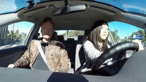 CONAN Show - Ice Cube, Kevin Hart And Conan Help A Student Driver