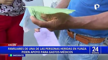 Ancón: familia de sobreviviente a tragedia en yunza pide apoyo para tratamiento médico